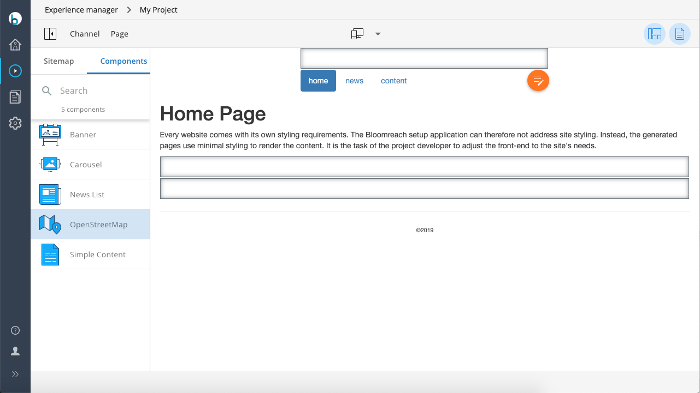 Add an OpenStreetMap Component to a Page - Bloomreach Experience ...
