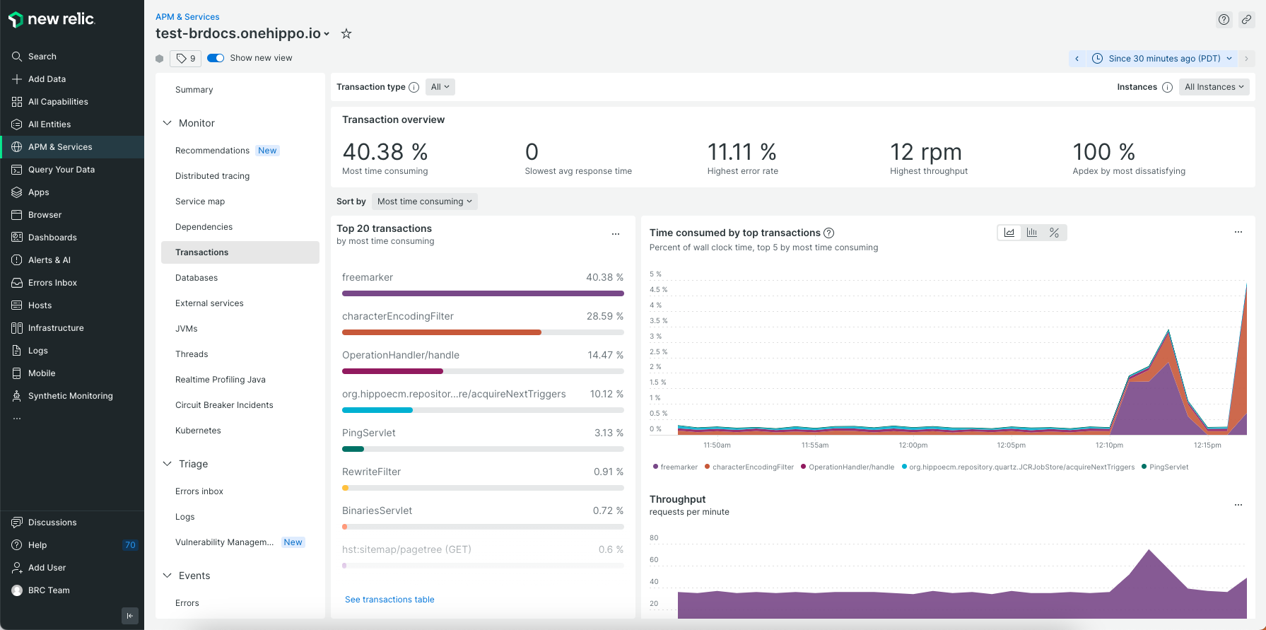 Spring boot new relic on sale example